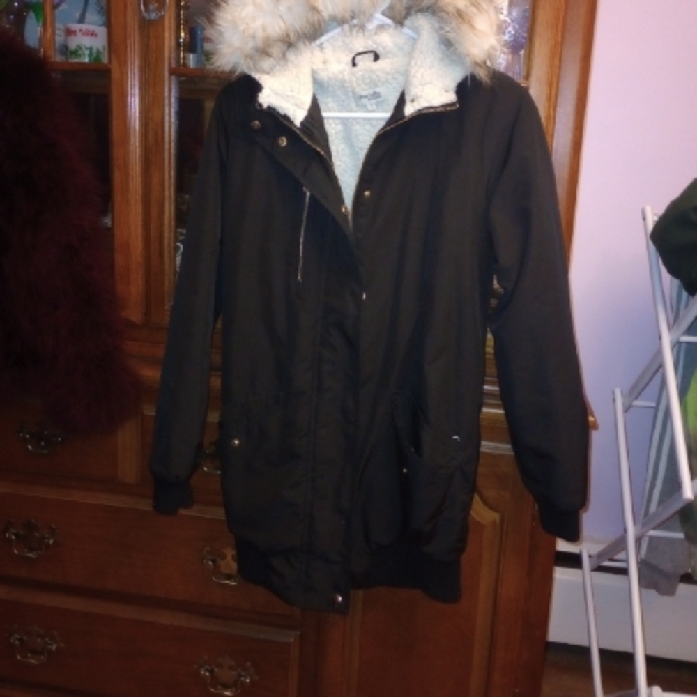 Charlotte Russe Black Utility Jacket